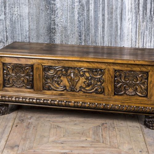 vintage-ottoman-chest $230