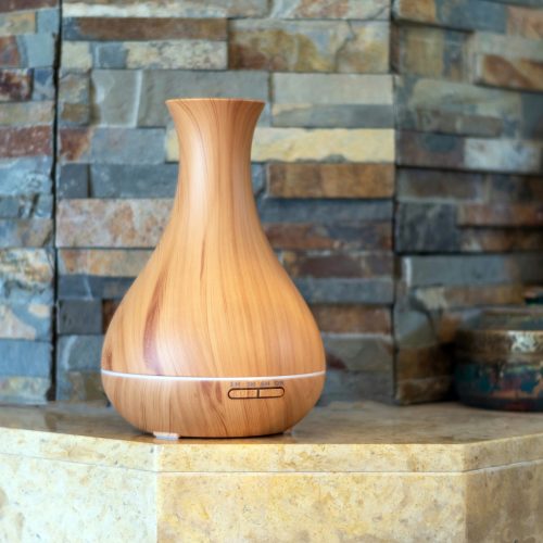 wood lamp $89